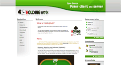 Desktop Screenshot of holdingnuts.net
